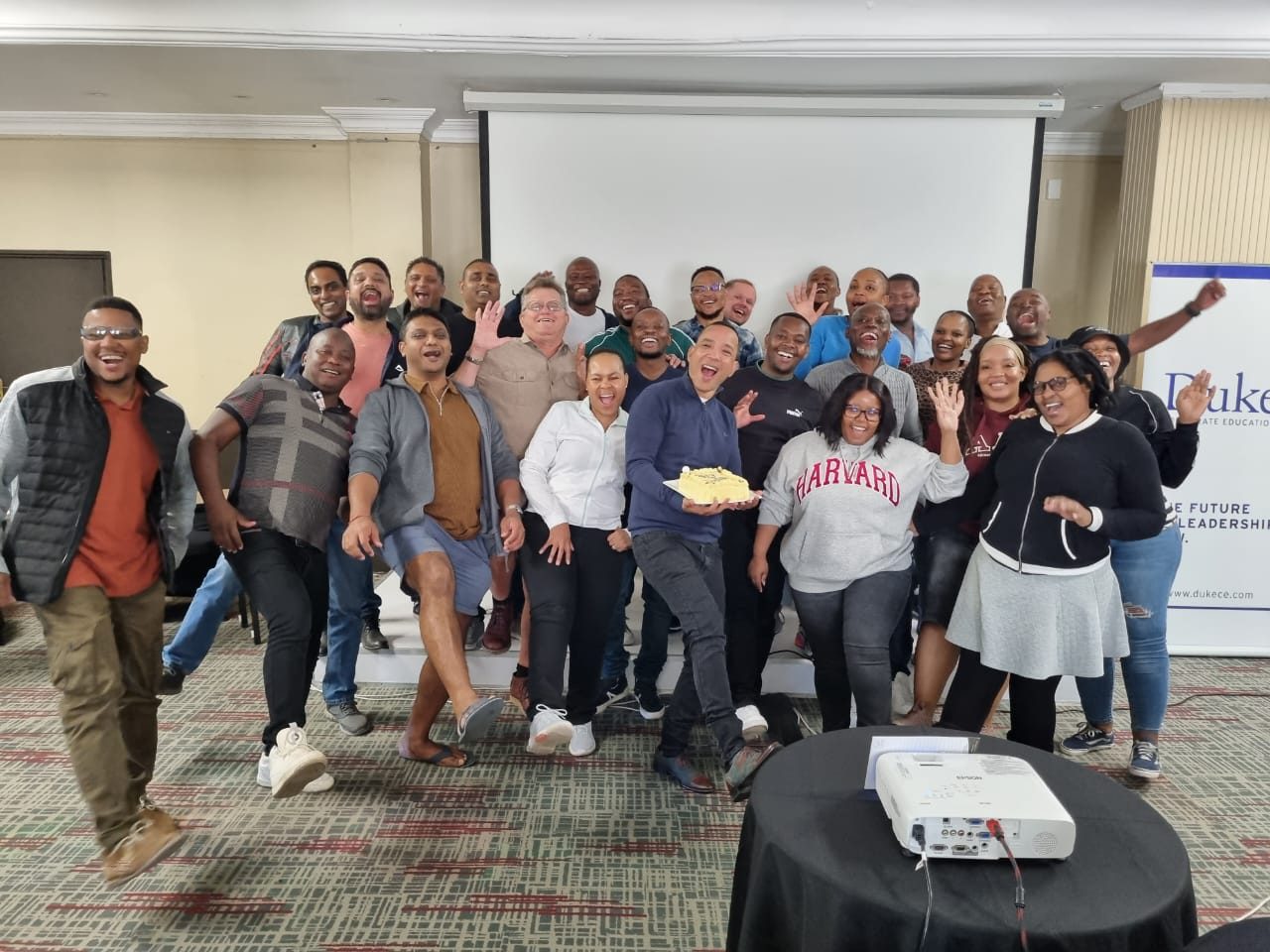 Fusion Thread training programme participants celebrating