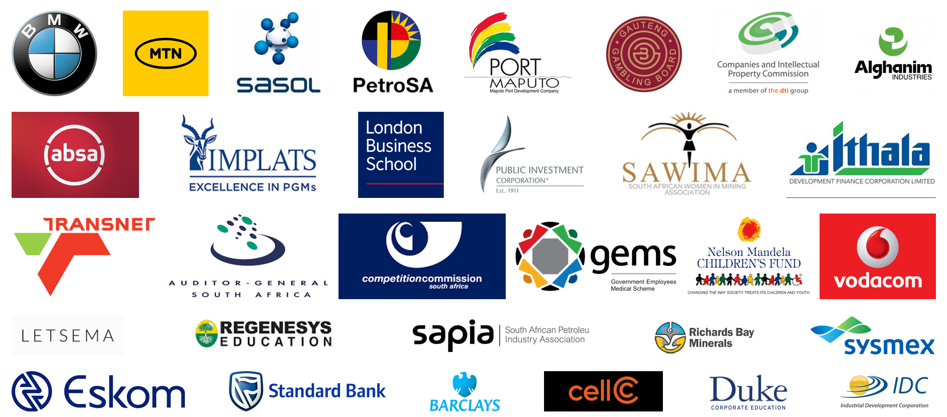 Organisations supported by Fusion Thread